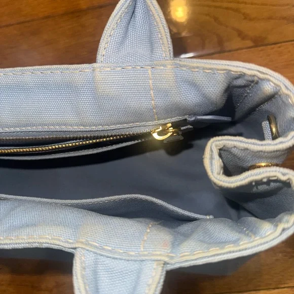 *SOLD*PRADA Canapa Small Tote With Original Cards of Authencity and Dust Bag. - Picture 14 of 14